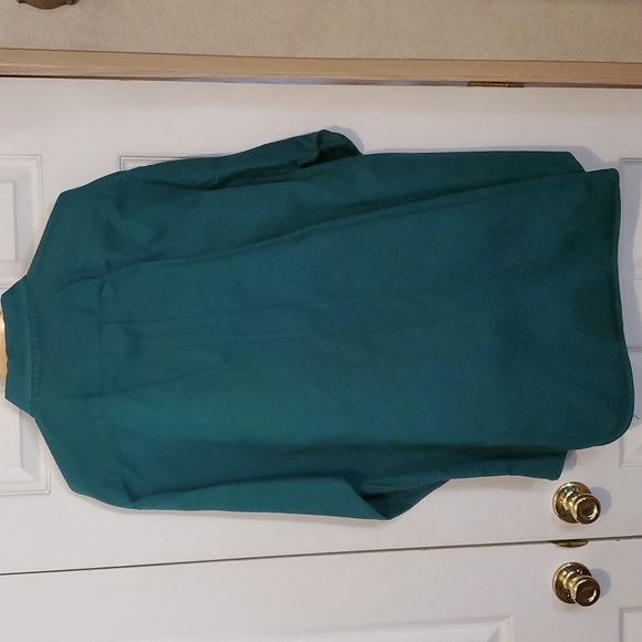 Alexander Julian Colors 2XL Green Long Sleeve Men's Button Down Shirt - Picture 4 of 7